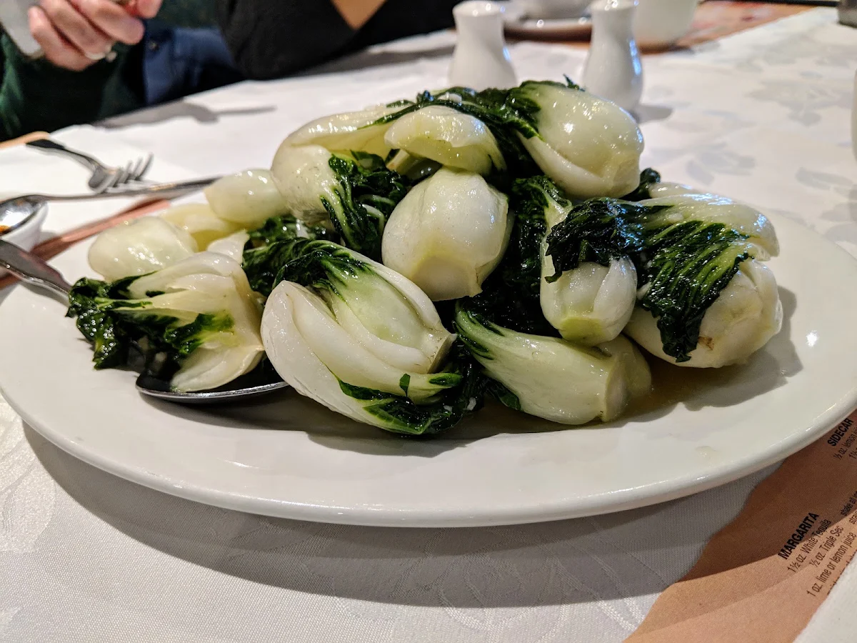 Stir-Fried Baby Bok Choy with Garlic 蒜炒青江菜
